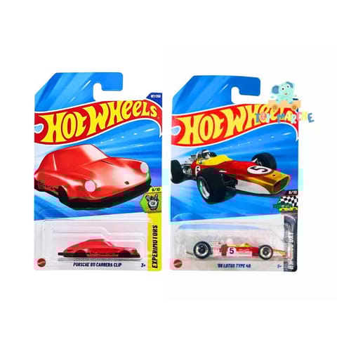 Hot Wheels Porsche 911 Carrera Clip And '68 Lotus Type 48
