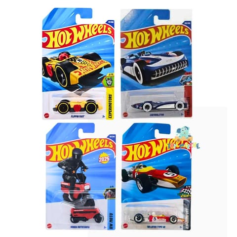 Hot Wheels Flippin' Fast, Chevroletor, '68 Lotus Type 48 And Honda Motocompo