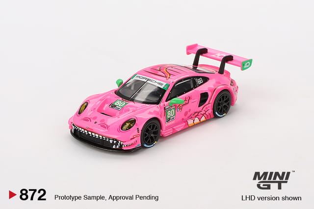 Mini GT Porsche 911 GT3 R #80 AO Racing 2023 IMSA VIRginia Roxy