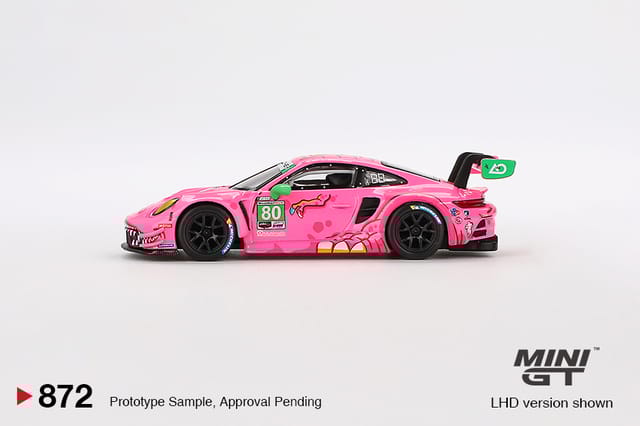 Roxy - aaa In Stock) Mini GT #872 Porsche 911 GT3 R #80 AO Racing 2023