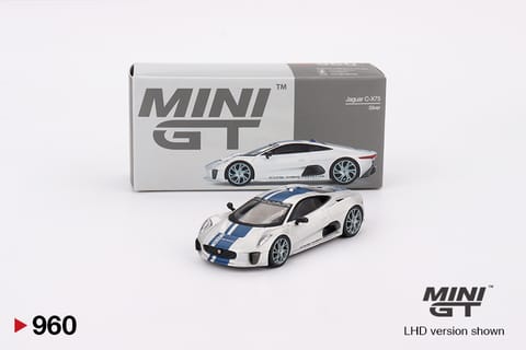 Mini GT 960 Jaguar C-X75 Silver