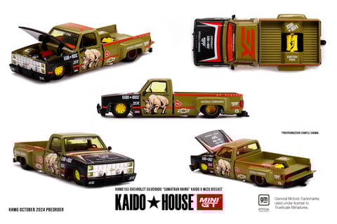 Mini GT Kaido House 153 Chevrolet Silverado “Sumatran Rhino” KAIDO x MIZU