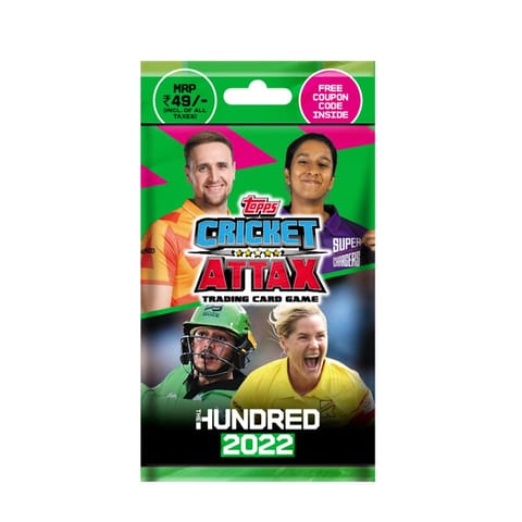 Topps Cricket Attax 2022 Trading and Collectible Cards Pack of 10 Cards