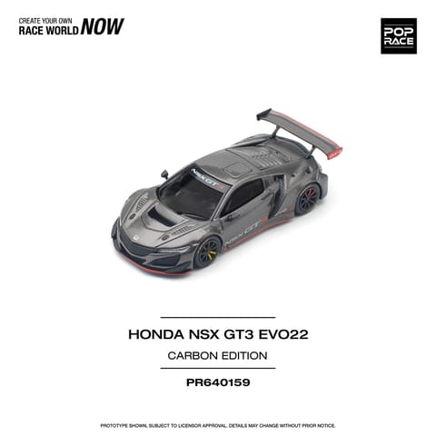 Pop Race Honda NSX GT3 Evo22 Carbon Edition PR640159