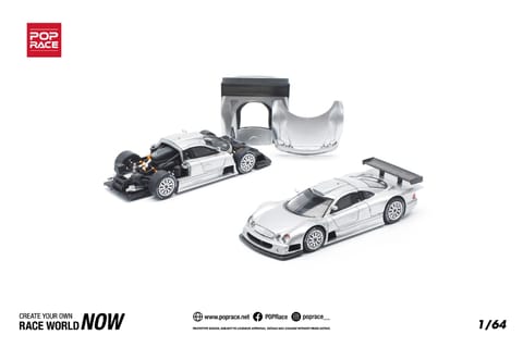 Pop Race Mercedes-Benz AMG CLK GTR-Silver PR640158