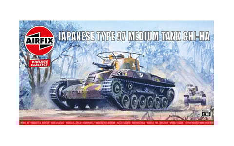 Airfix Vintage Classics Japanese Type 97 Medium Tank Chi-Ha 1:76 WWII IJA Military Tank