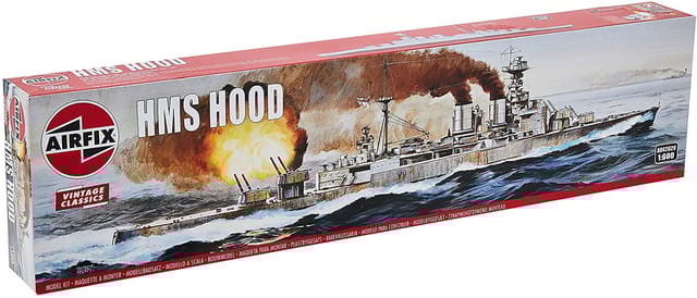 Airfix Vintage Classics HMS Hood 1:600 Military Naval Ship