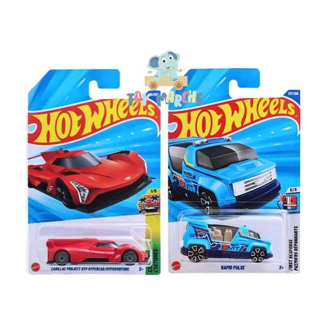 Hot Wheels Cadillac Project GTP Hypercar/Hypervoiture And Rapid Pulse