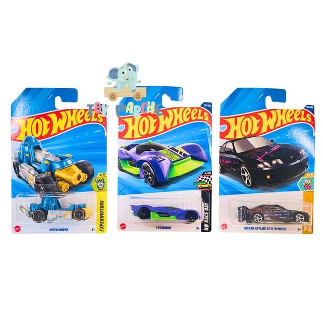 Hot Wheels Futurismo, Nissan Skyline GT-R (BCNR33) And Speed Driver