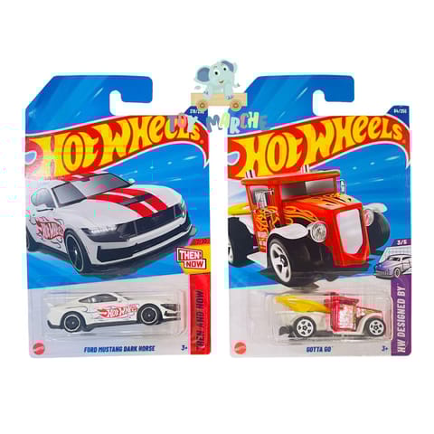 Hot Wheels Ford Mustang Dark Horse And Gotta Go