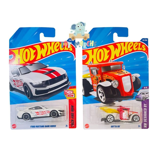 Hot Wheels Ford Mustang Dark Horse And Gotta Go