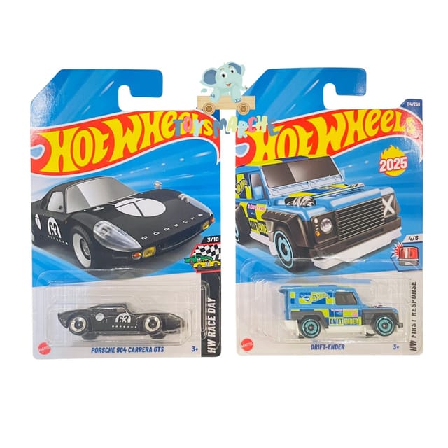 Hot Wheels Porsche 904 Carrera GTS And Drift-Ender