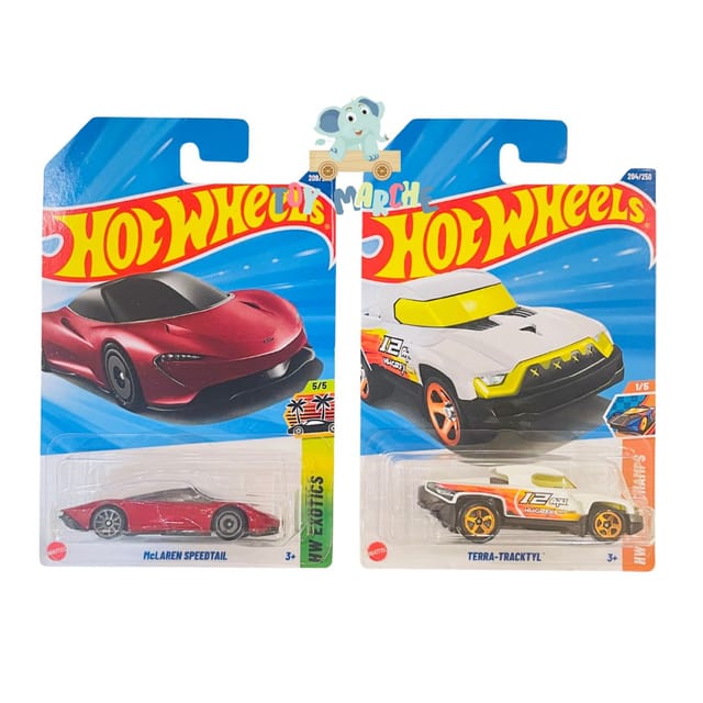 Hot Wheels McLaren Speedtail And Terra-Tracktyl