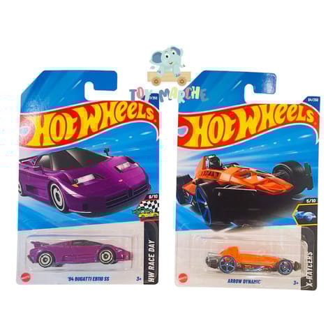 Hot Wheels '94 Bugatti EB110 SS And Arrow Dynamic