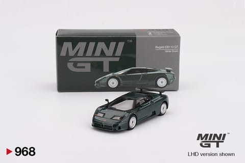 MINI GT 968 Bugatti EB110 GT Verde Scuro