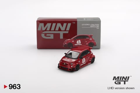 MINI GT 963 LB-WORKS x Abas Works ABARTH 595 Red
