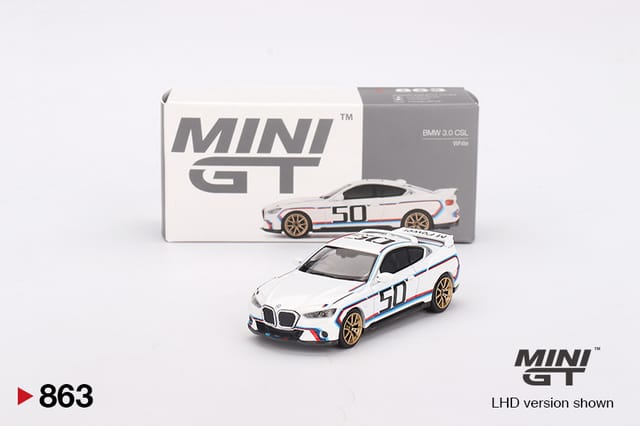 MINI GT 863 BMW 3.0 CSL White