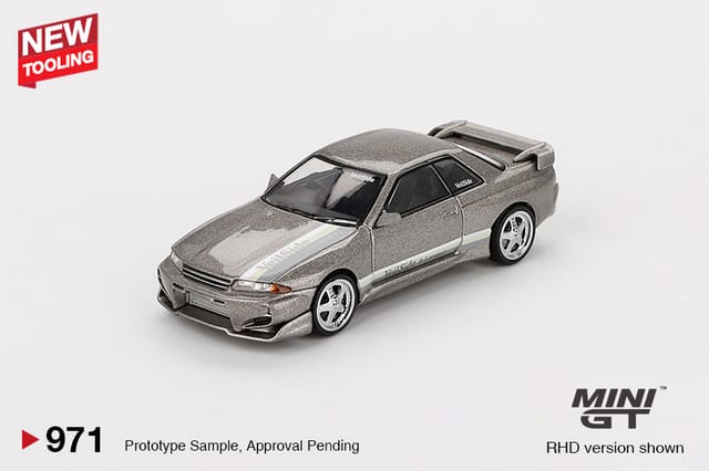 MINI GT 971 Nissan Skyline GT-R (R32) Veilside Combat C-I Veilside Combat Grey