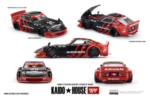 Mini GT Kaido House 172 Nissan Fairlady Z Kaido GT ADVAN