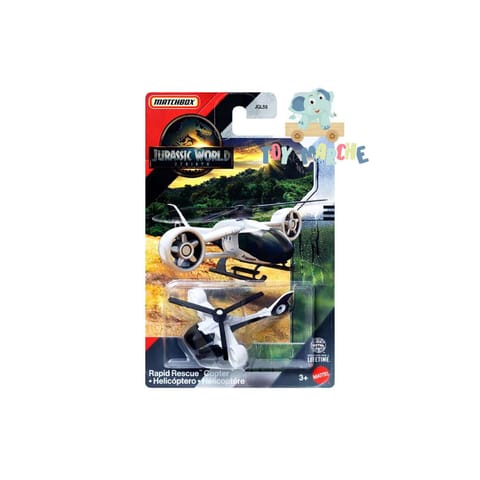 Matchbox Jurassic World Rebirth Rapid Rescue Copter