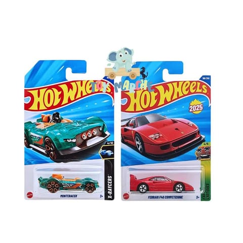 Hot Wheels Ferrari F40 Competizione And Monteracer
