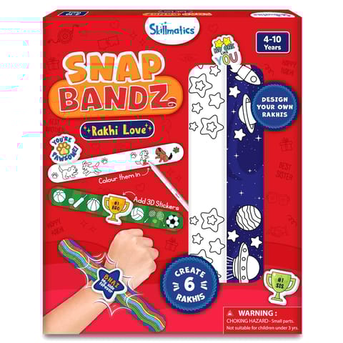 Skillmatics Snap Bandz: Rakhi Love DIY Art & Craft Activity