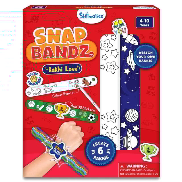Skillmatics Snap Bandz: Rakhi Love DIY Art & Craft Activity