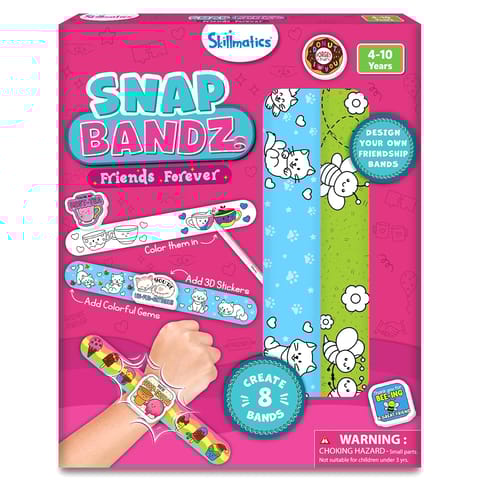 Skillmatics Snap Bandz: Friends Forever DIY Art & Craft Activity