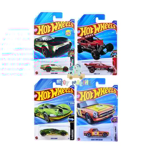 Hot Wheels Honda S800 Racing, Crescendo, Dune It Up And Slide-Burn