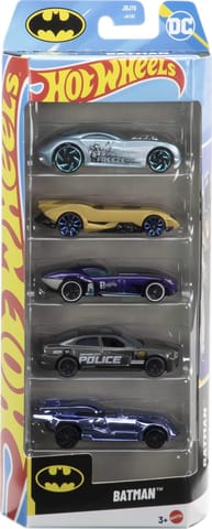 Hot Wheels 5 Car Pack - Batman