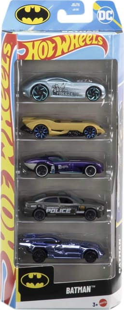 Hot Wheels 5 Car Pack - Batman
