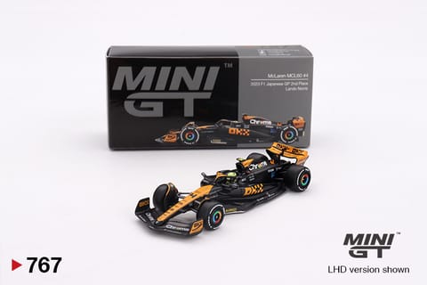 Mini GT 767 McLaren MCL60 #4 Lando Norris 2023 F1 2023 Japanese GP 2nd Place