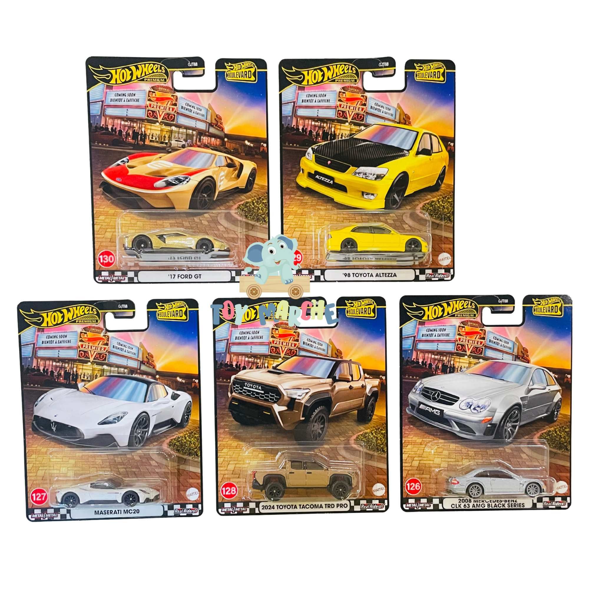 Hot Wheels Boulevard 2025 - Set of 5