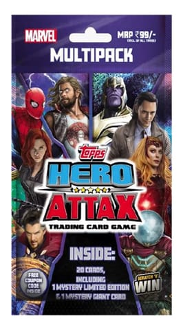 Topps Hero Attax Trading Card Game - Flow Pack of 20 Cards