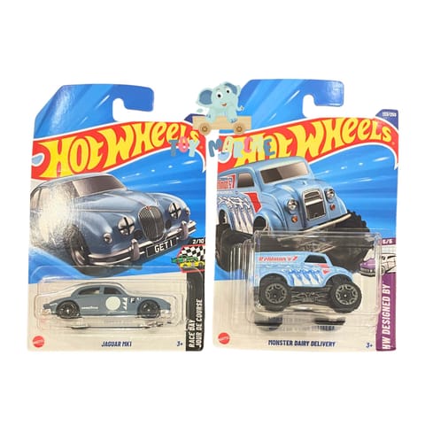 Hot Wheels Jaguar MK1 And Monster Dairy Delivery