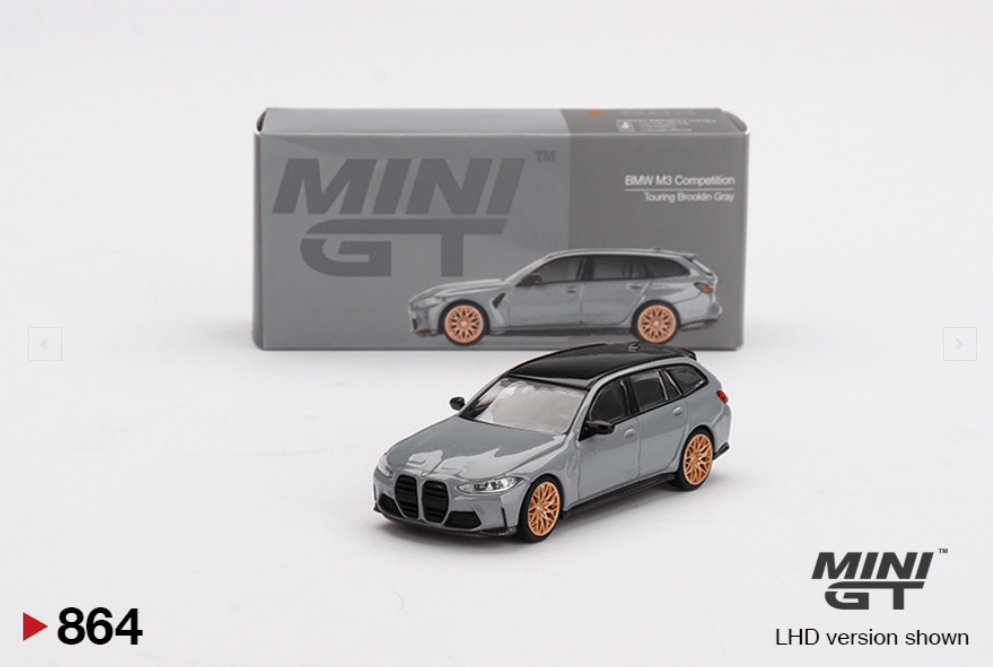 ミニカー MINI GT BMW M3 Mini GT BMW M3 Competition Touring Brooklyn Grey Blister