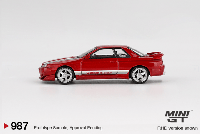 Mini GT 987 Nissan Skyline GT-R (R32) VeilSide Combat C-I Gem Red