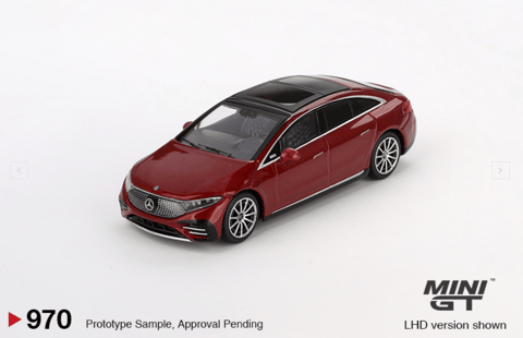 Mini GT 970 Mercedes-Benz EQS 580 4MATIC Red Metallic