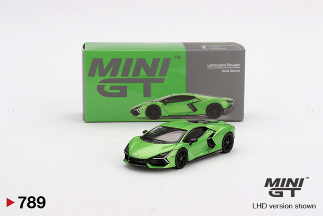 Mini GT 789 Lamborghini Revuelto Verde Selvans