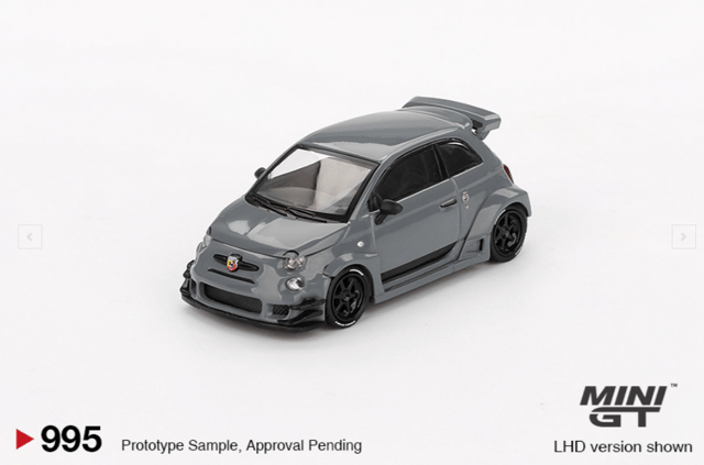 Mini GT 995 Abarth 595 LB-WORKS x Abas Works Grey