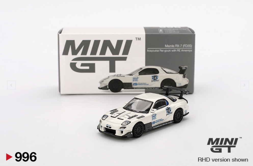 MINI GT マレーシア限定 Mazda RX-7 RE-Amemiya MINIGT.com – Welcome to the World of 1:64!