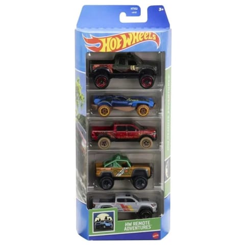 Hot Wheels 5 Car Pack - HW Remote Adventures