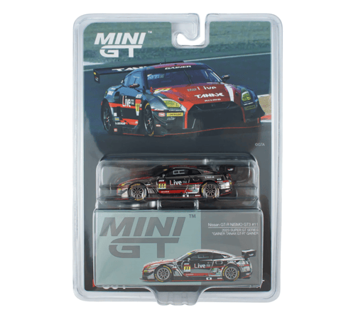 Mini GT 861 Nissan GT-R NISMO GT3 #11 - 2023 Super GT Series - *GAINER TANAX GT-R* Gainer