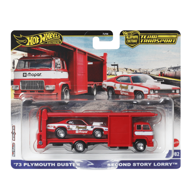 Hot Wheels Car Culture Team Transport '73 Plymouth Duster Second Story Lorry