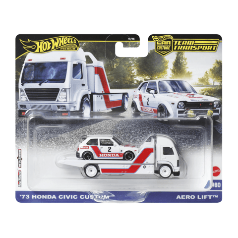 Hot Wheels Car Culture Team Transport '73 Honda Civic Custom Aero Lift