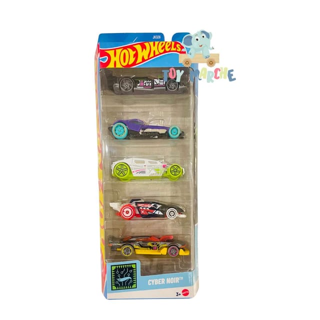 Hot Wheels 5 Car Pack - Cyber Noir