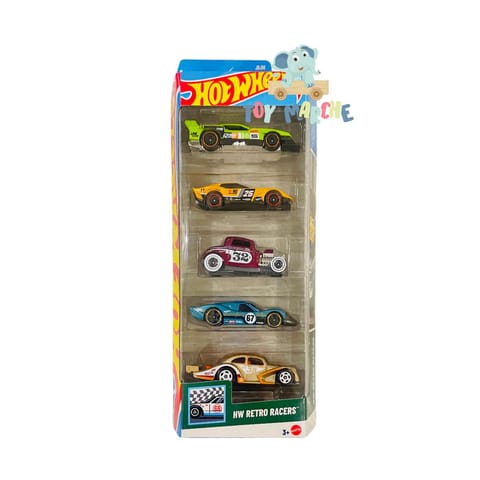 Hot Wheels 5 Car Pack - HW Retro Racers
