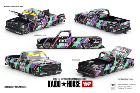 Mini GT 174 Kaido House Chevrolet Silverado KAIDO HKS V1