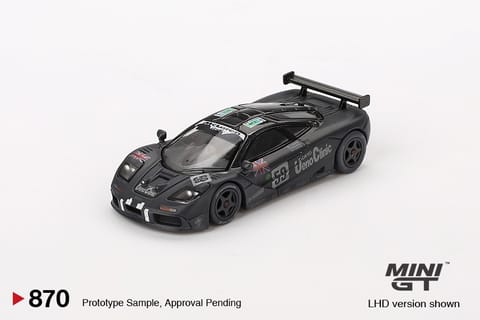 Mini GT 870 McLaren F1 GTR #59 1995 Le Mans 24Hr Winner Post-Race Weathered