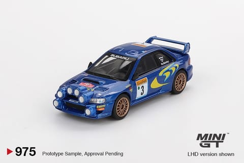 Mini GT 975 Subaru Impreza WRC98 1998 Rally Monte-Carlo 3rd Place
